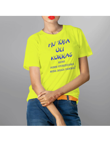 Naiste t-särk Mu Tuba Oli Korras