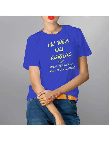 Naiste t-särk Mu Tuba Oli Korras