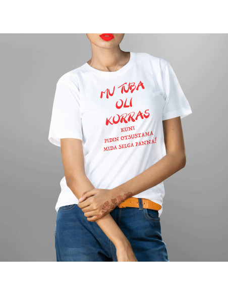 Naiste t-särk Mu Tuba Oli Korras