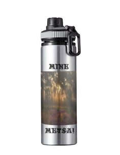 Hõbedane joogipudel 850ml