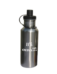 Hõbedane joogipudel 600ml 2