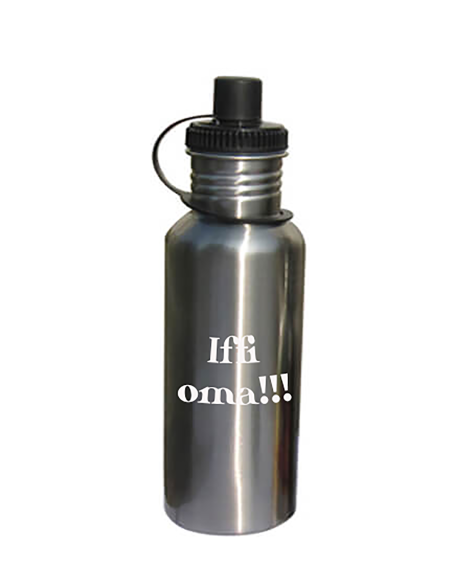 Hõbedane joogipudel 600ml