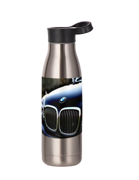 Hõbedane sangaga joogipudel 500ml