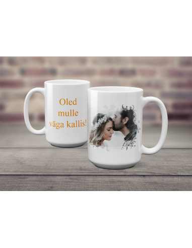 Suur valge fotokruus (15oz) Suur valge fotokruus (15oz)