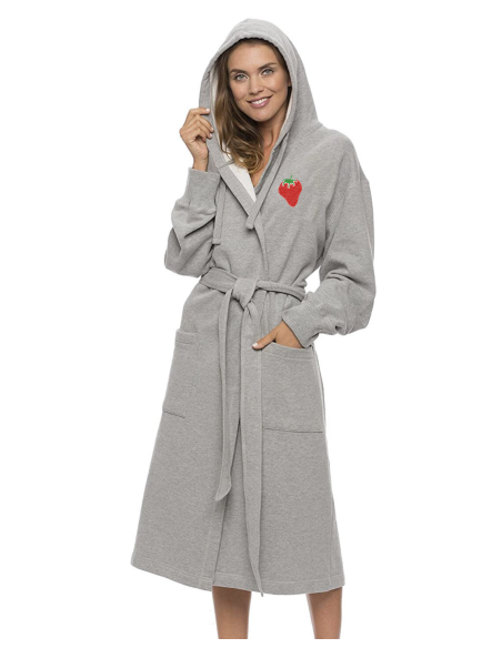 Tikandiga hall hommikumantel