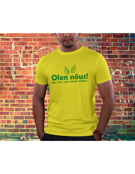 Meeste t-särk Olen nõus!