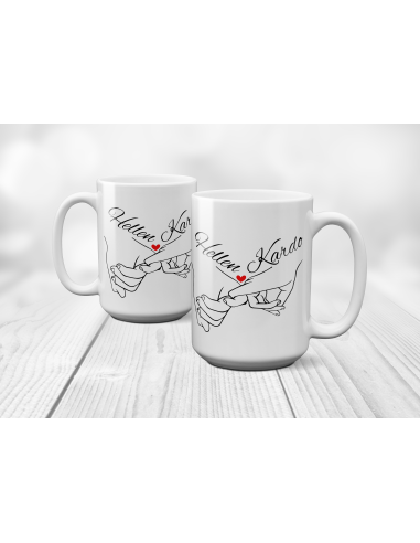 Tasside komplekt (2tk) "Käsikäes"