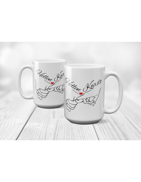 Tasside komplekt (2tk) "Käsikäes"