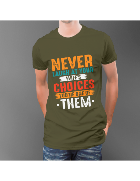 Meeste t-särk Never laugh...