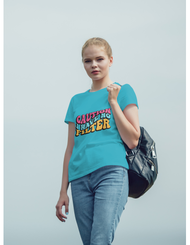 Naiste t-särk Caution