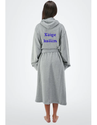 Hall hommikumantel Sinu tekstiga