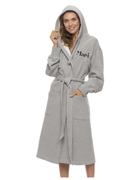 Hall hommikumantel Sinu tekstiga