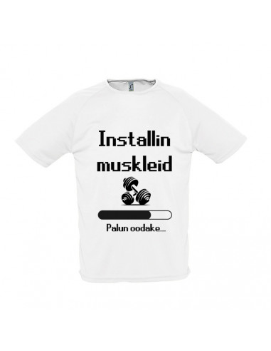 Sportlik t-särk INSTALLIN MUSKLEID