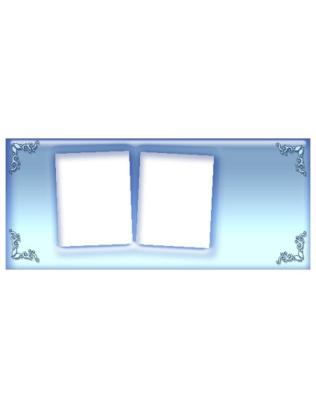 Taustaga fototass kahe pildiga